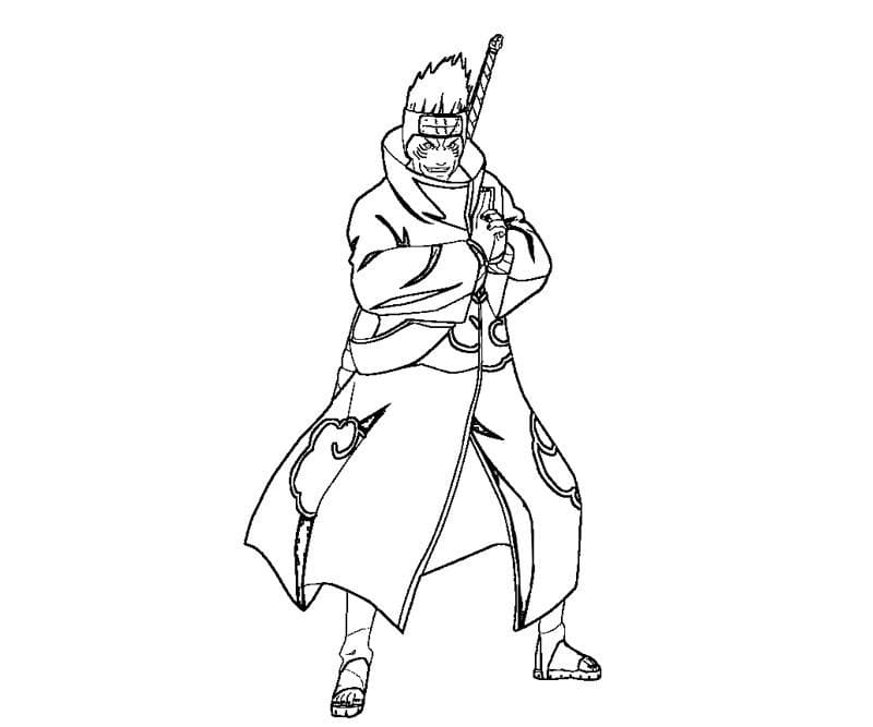 Coloriage Kisame