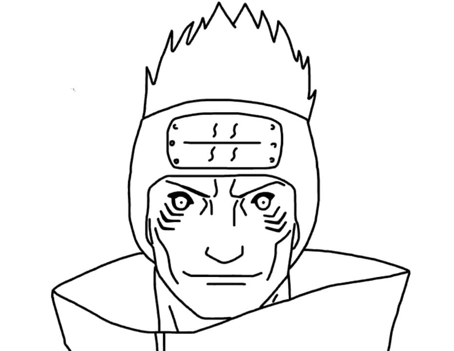 Coloriage Kisame Hoshigaki affronter