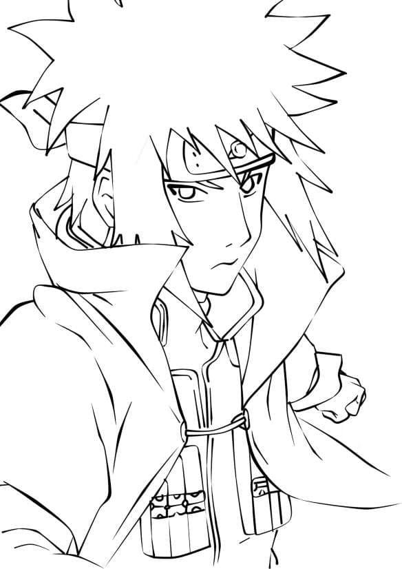 Coloriage Minato de Naruto