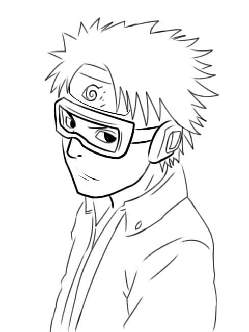 Coloriage Obito Garçon