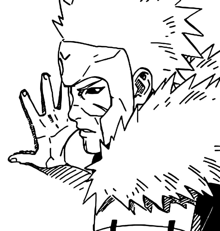 Coloriage Tobirama mort-vivant