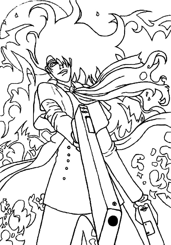 Coloriage Alucard 1