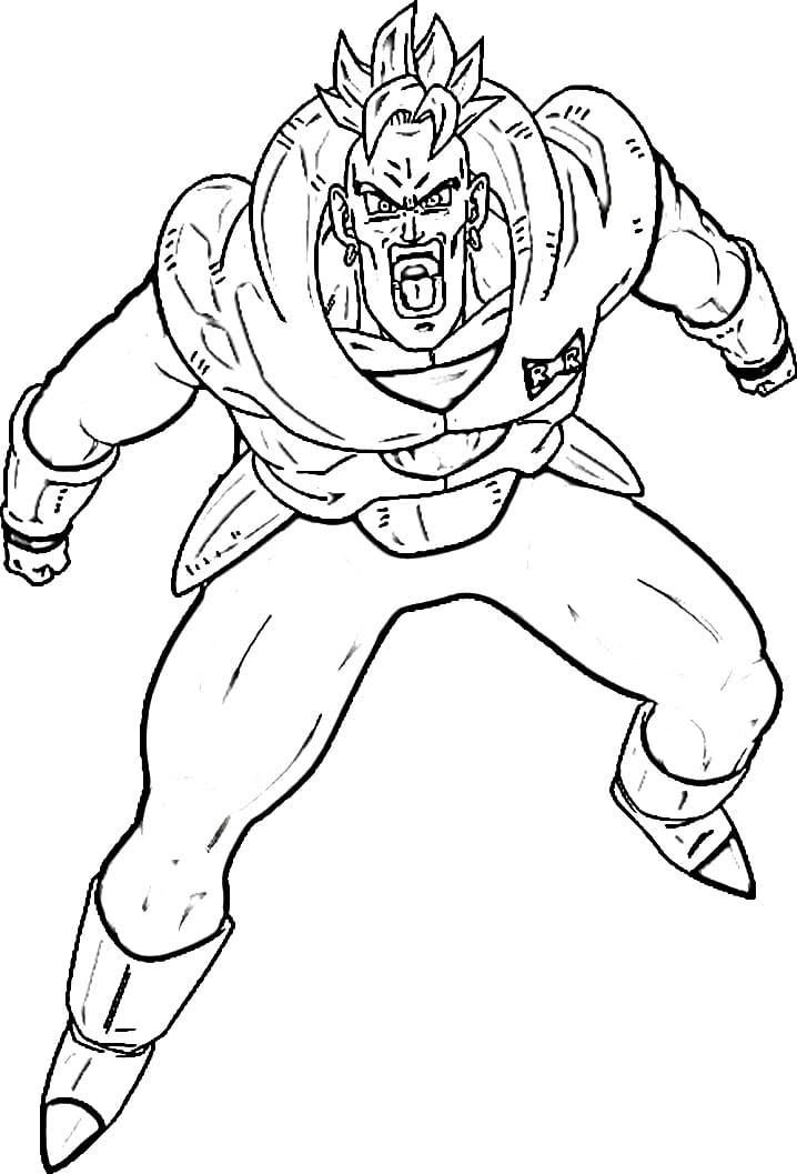 Coloriage Android 16 Crie