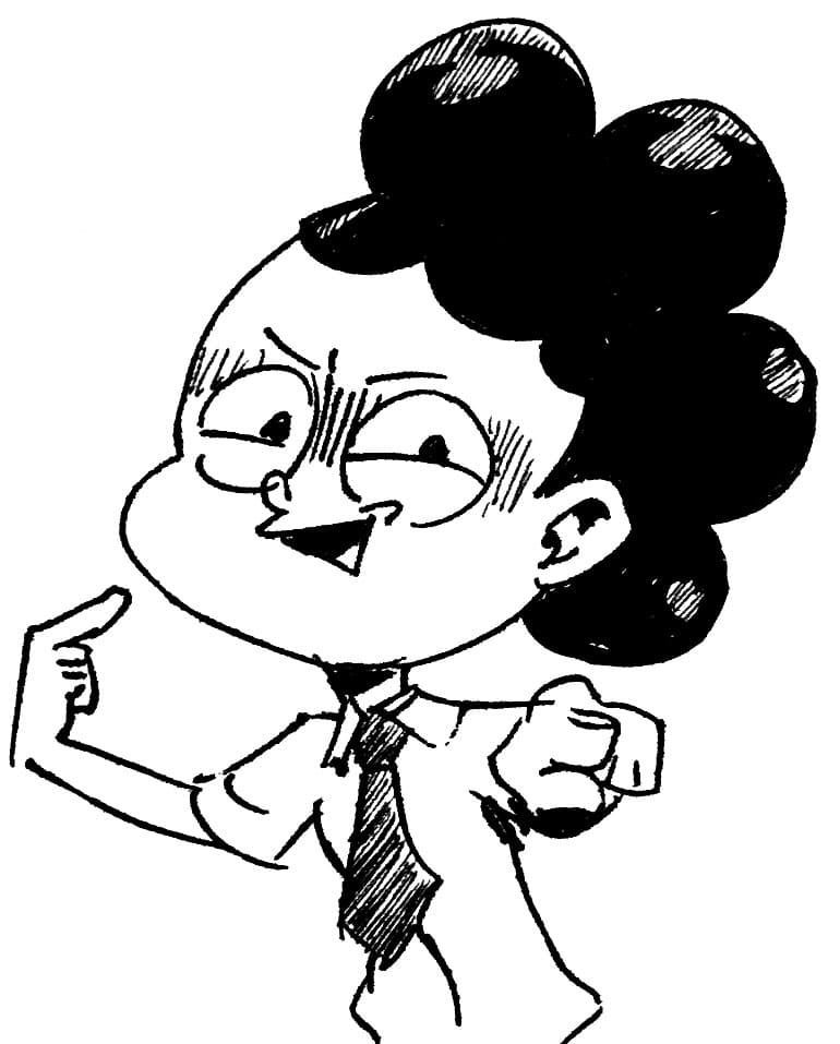 Coloriage fructueuse Mineta Minute y