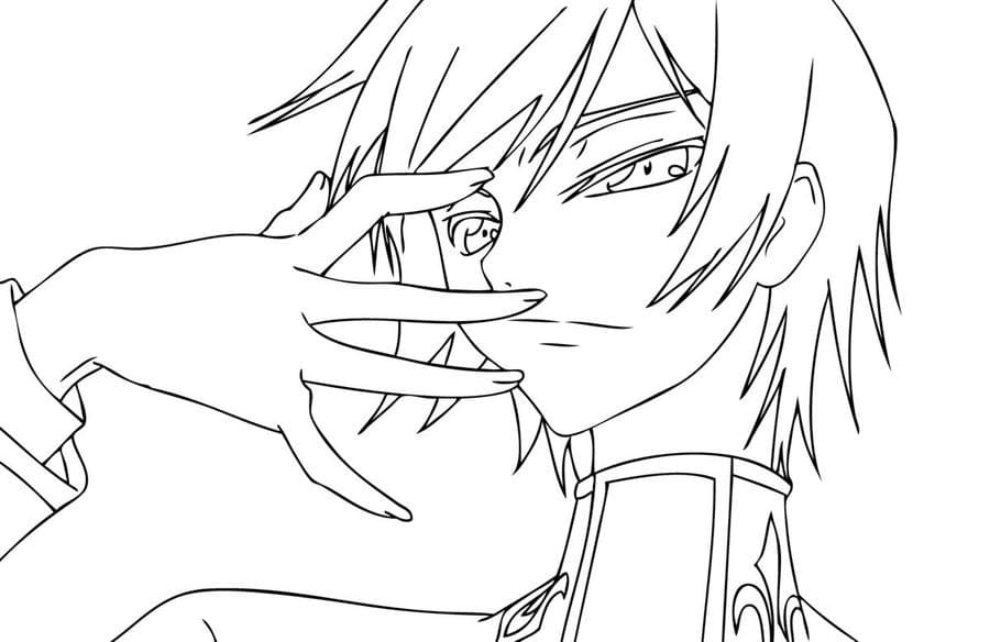 Coloriage Génial Lelouch