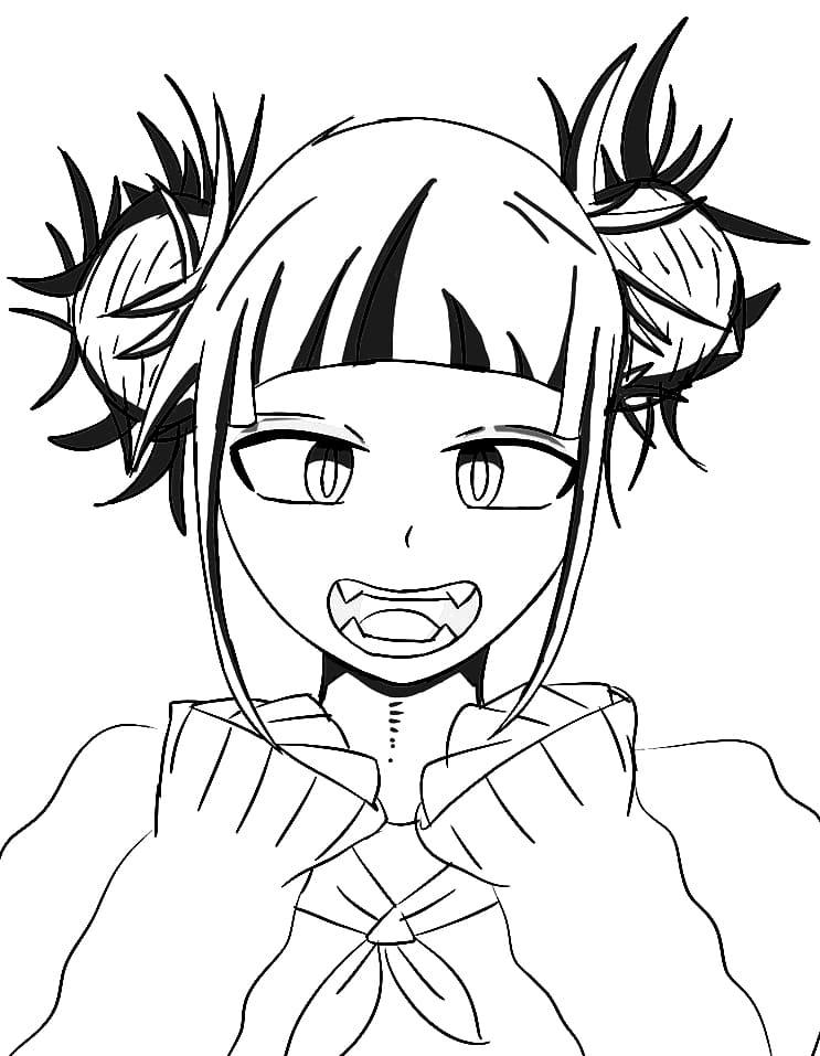 Coloriage Himiko Toga 6