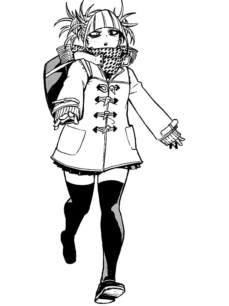 Coloriage Himiko Toga 7