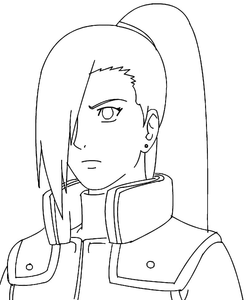 Coloriage Ino Yamanaka 4