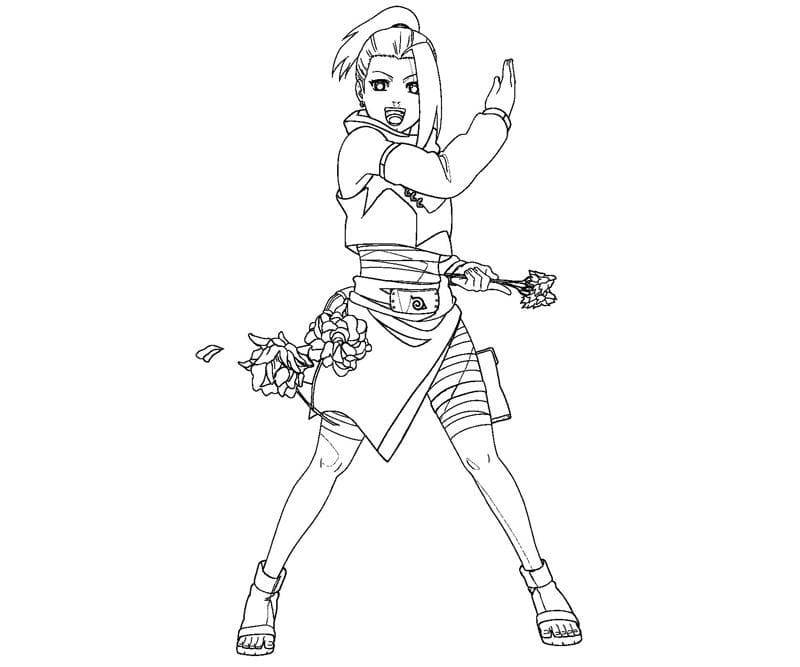 Coloriage Ino Yamanaka