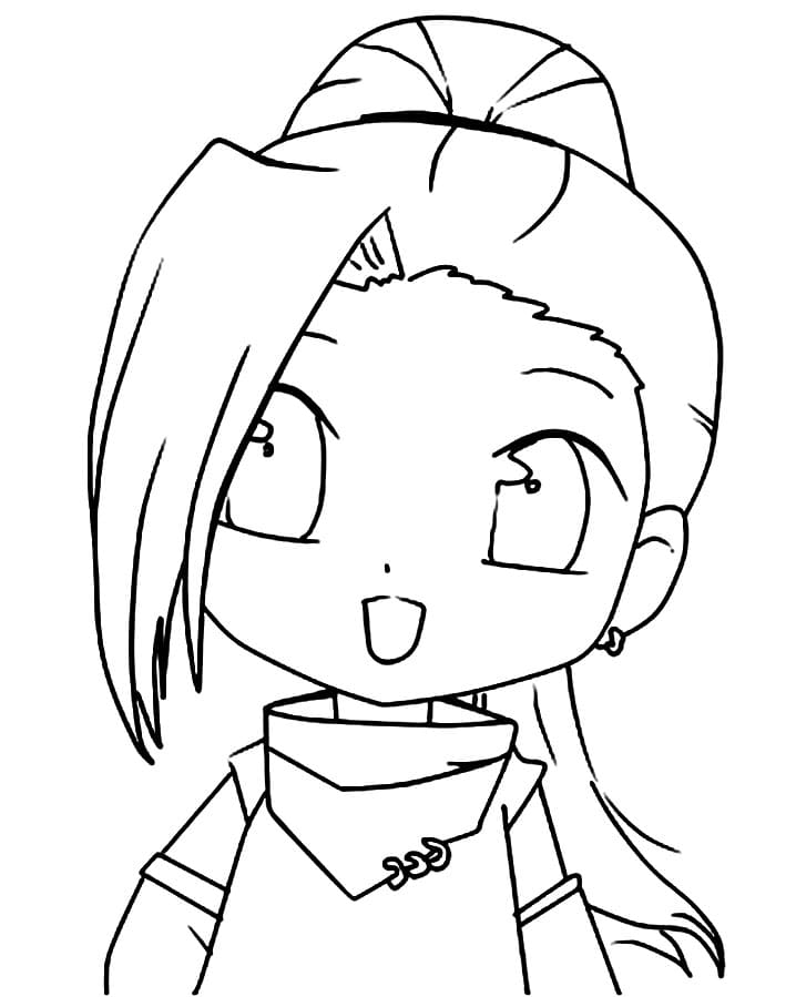 Coloriage Ino Yamanaka est mignon