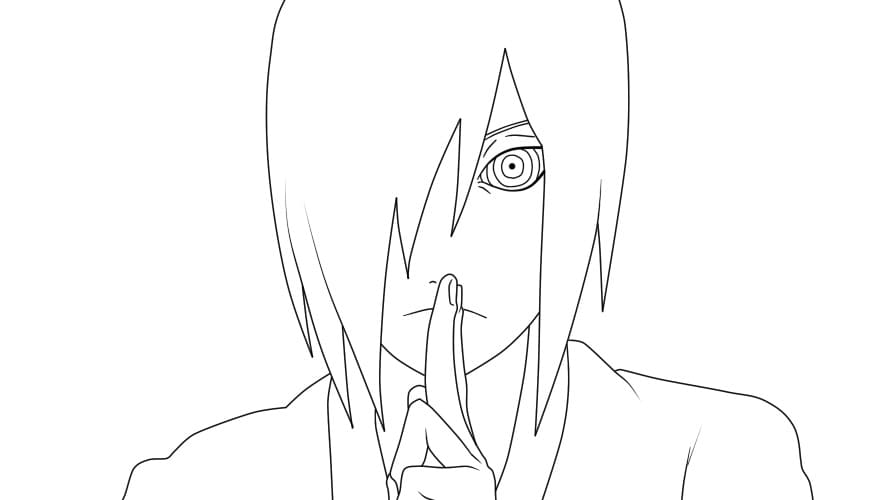 Coloriage Jeune Nagato