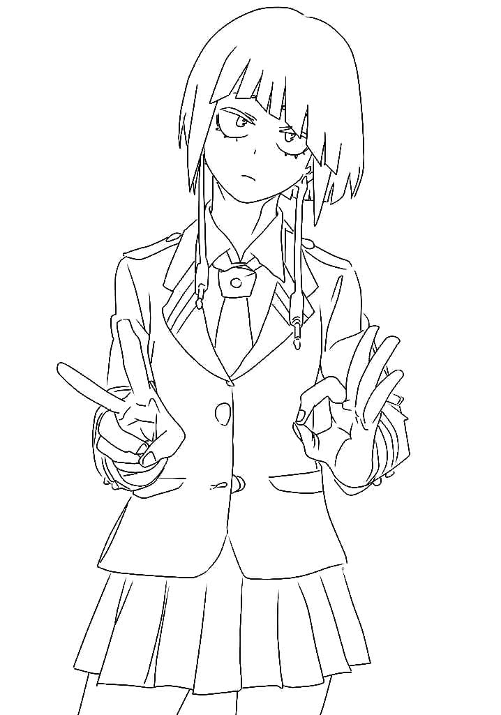 Coloriage Le mignon Kyoka Jiro