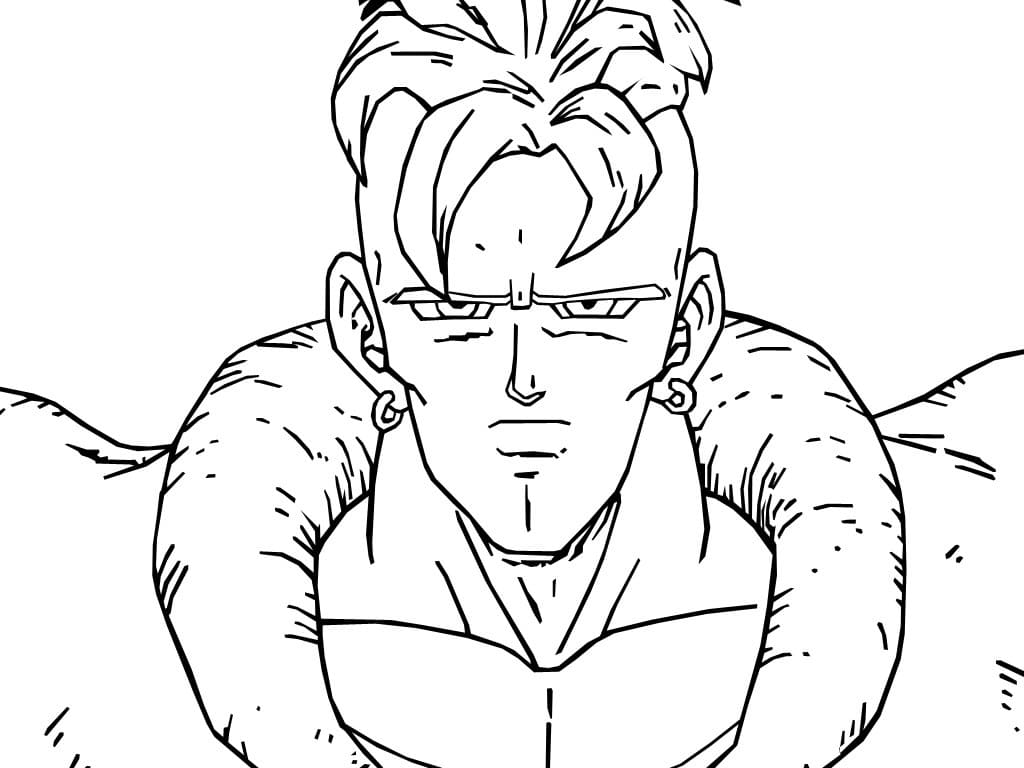 Coloriage Le Visage d'Android 16