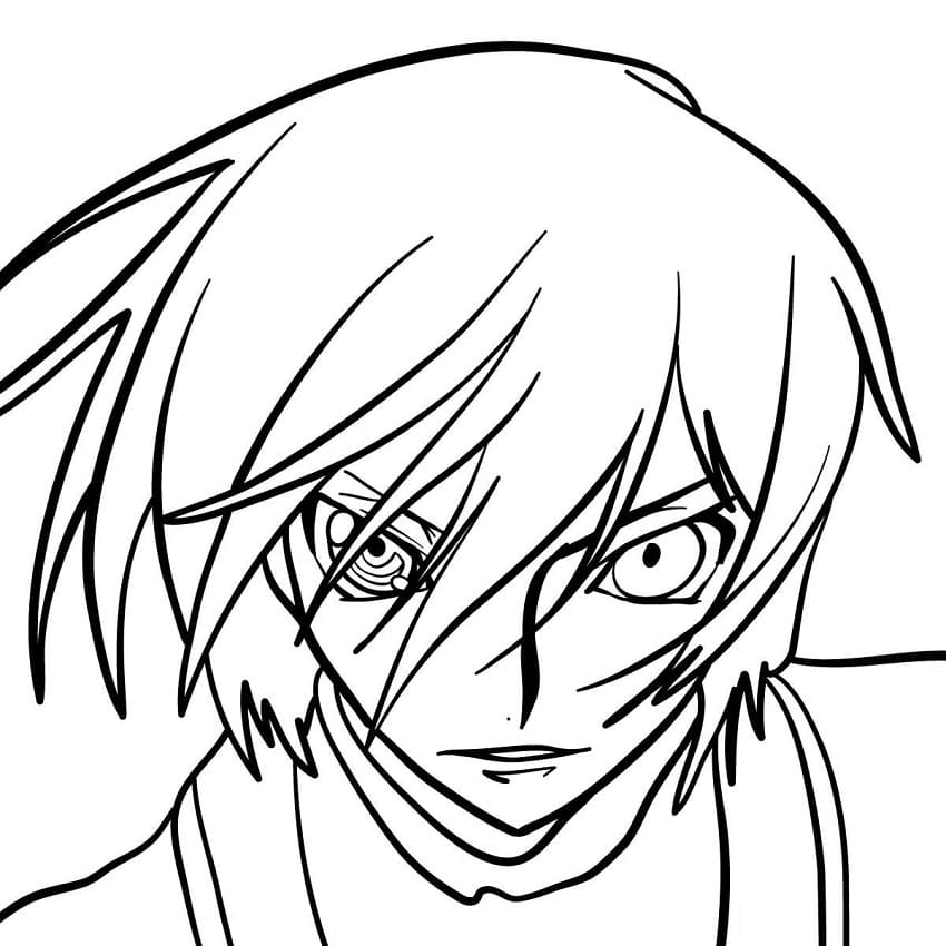 Coloriage Lelouch affronter