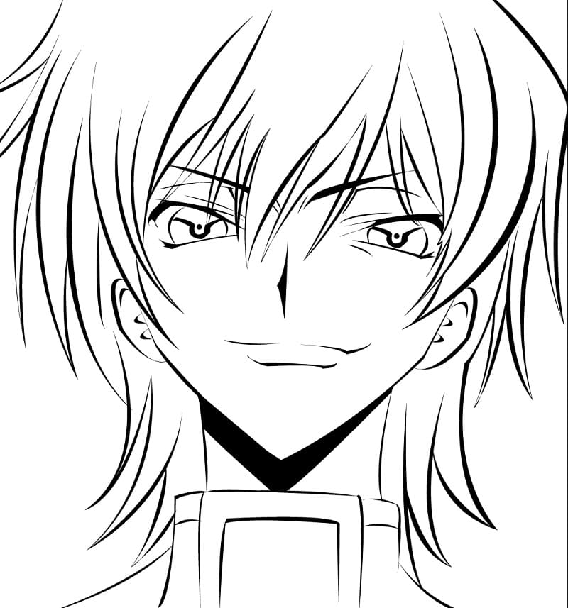 Coloriage Lelouch mal