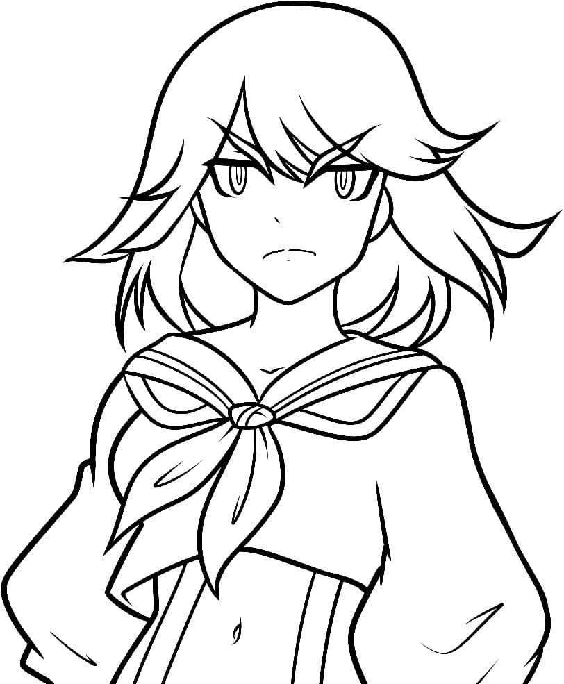 Coloriage Ryūko Matoi 2