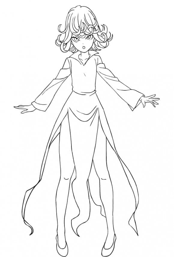 Coloriage Tatsumaki