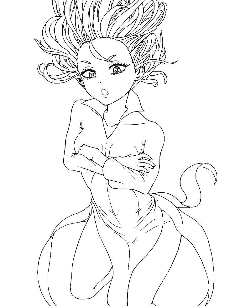 Coloriage Tatsumaki délicieux