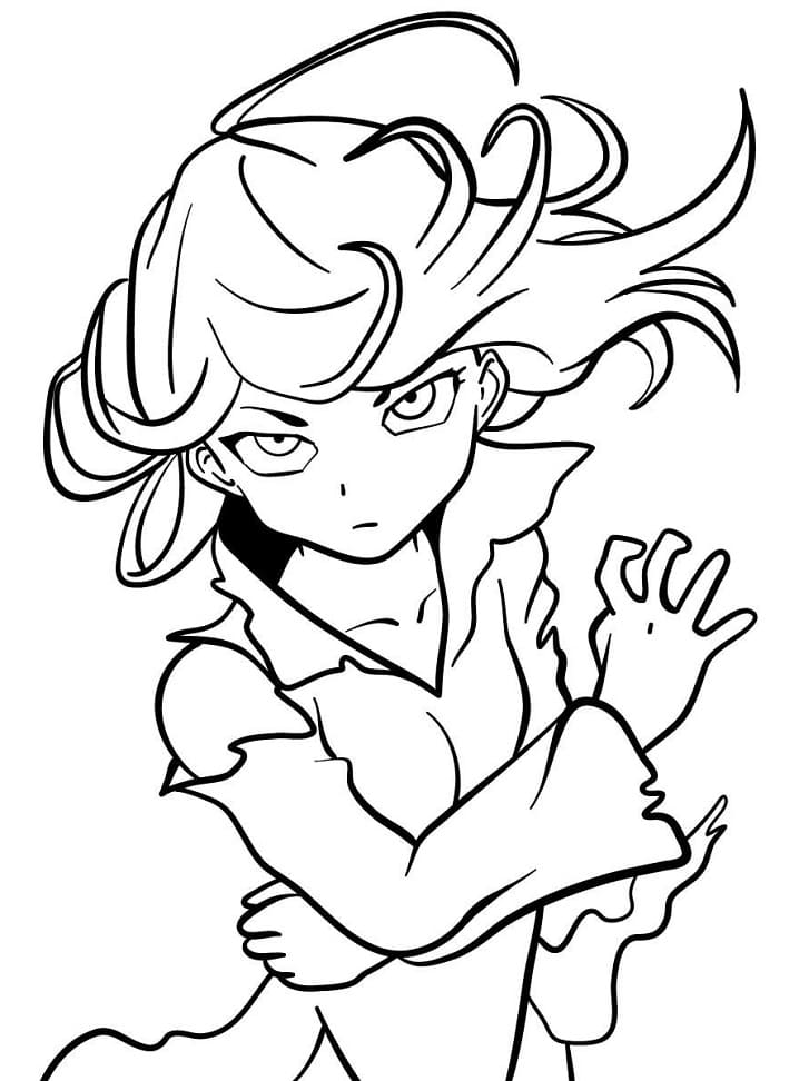 Coloriage Tatsumaki frais