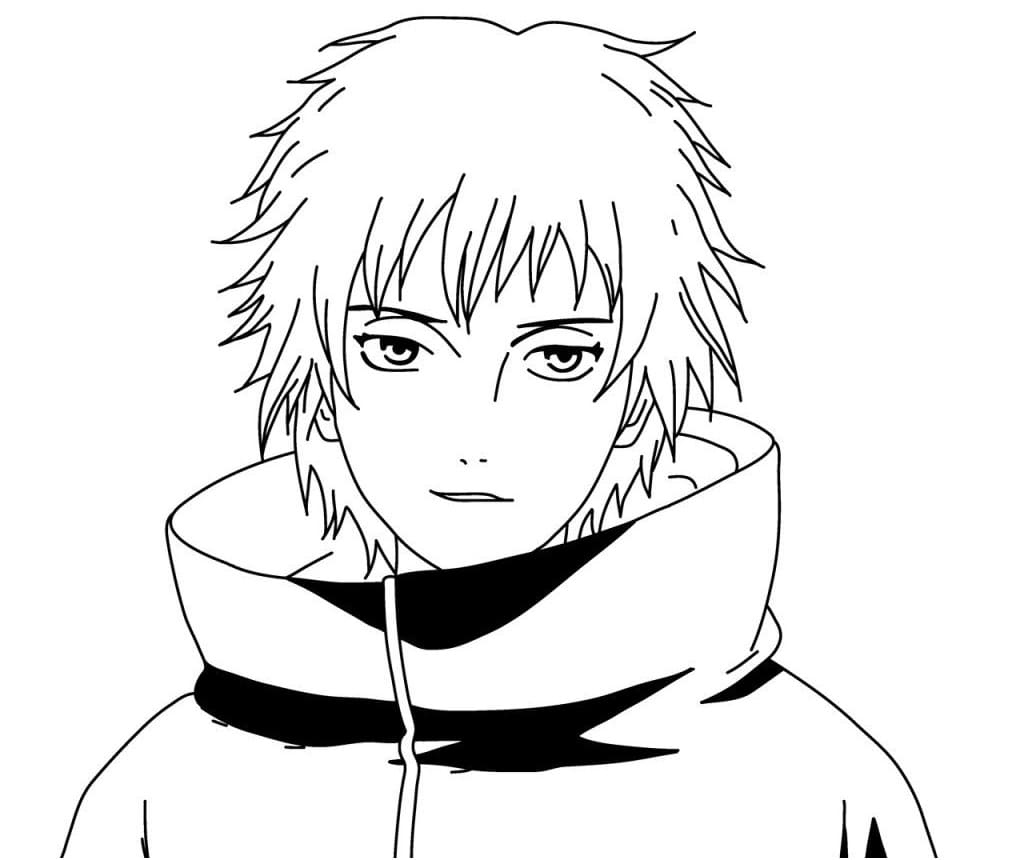 Coloriage Génial Sasori