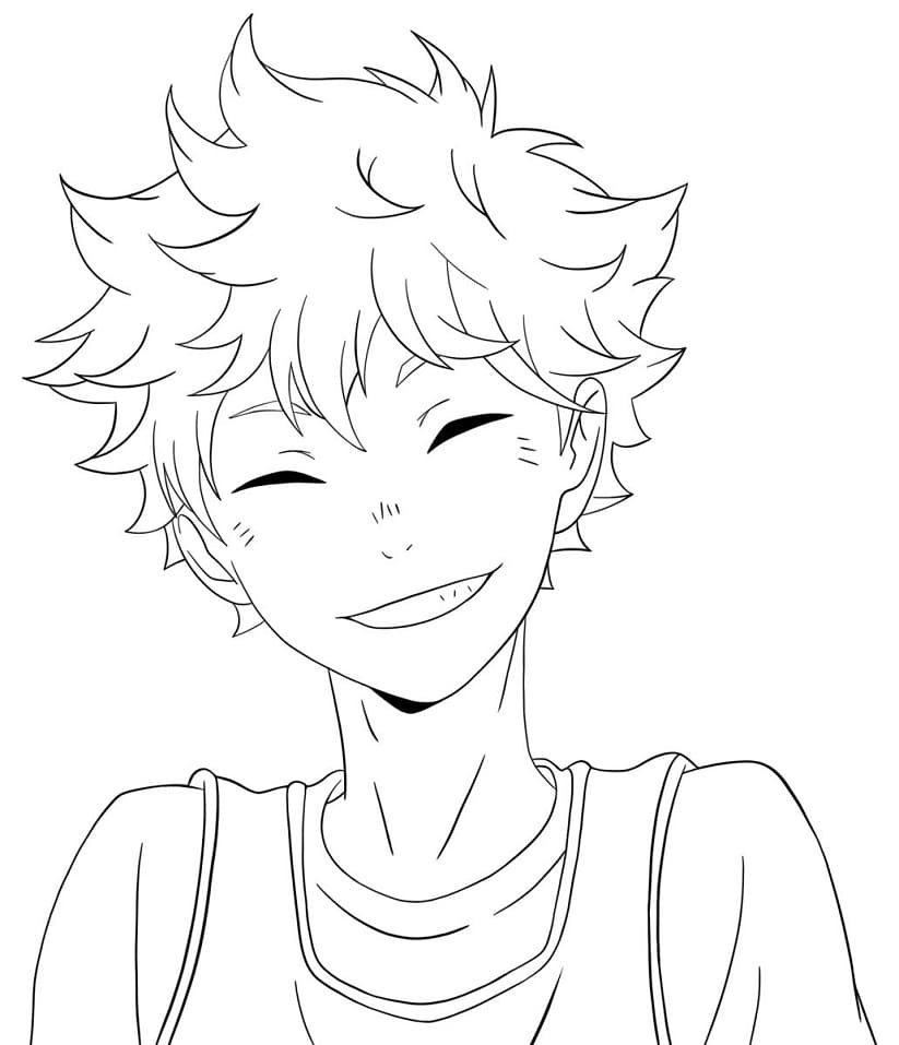 Coloriage Hinata Hinata Shouyou