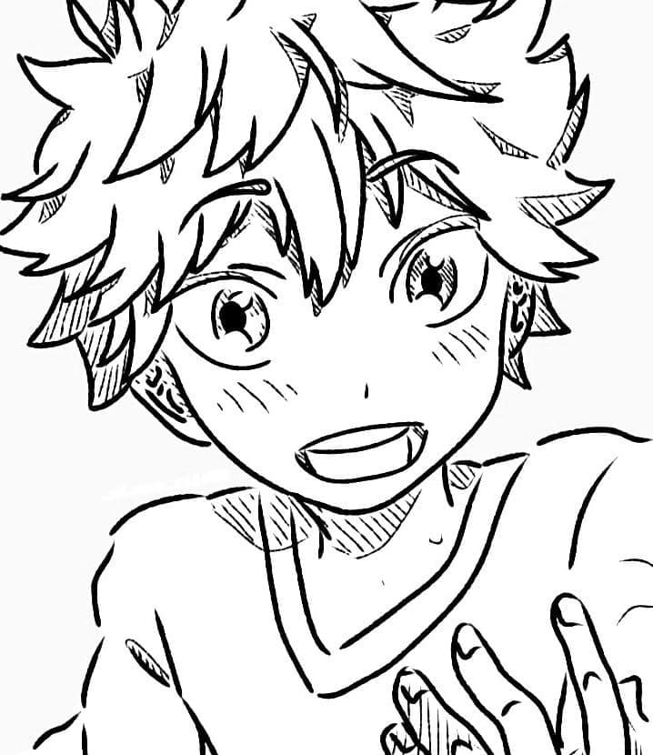 Coloriage Hinata Shouyou