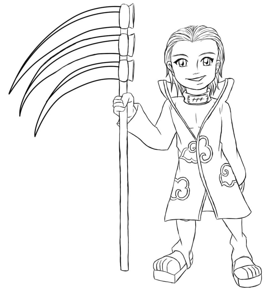 Coloriage Petit Hidan