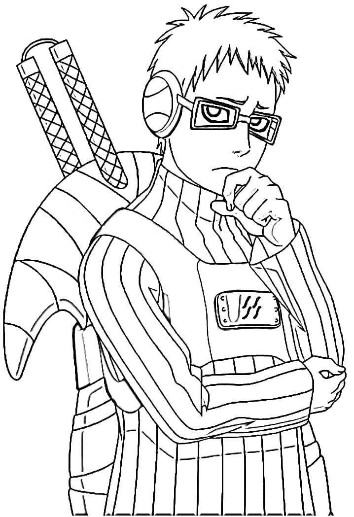 Coloriage Chōjūrō de Naruto