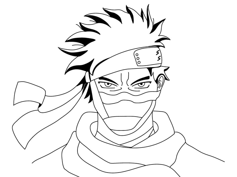 Coloriage Impression gratuite de Momochi Zabuza