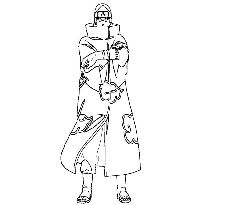 Coloriage Kakuzu Akatsuki