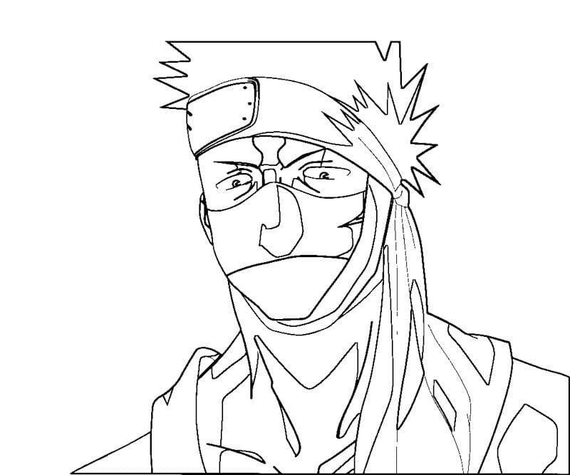 Coloriage Momochi Zabuza imprimable