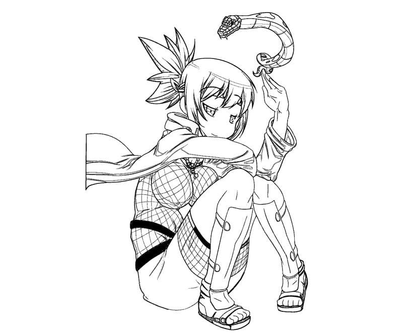 Coloriage Adorable Anko Mitarashi