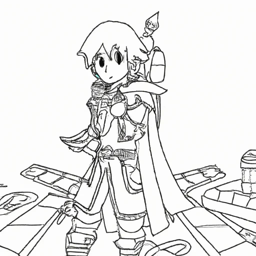 Coloriage Figurine de Kazuma Seto