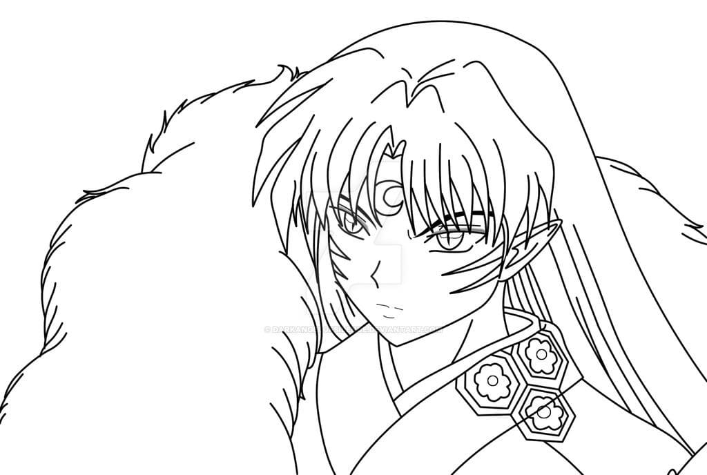 Coloriage Sesshômaru génial