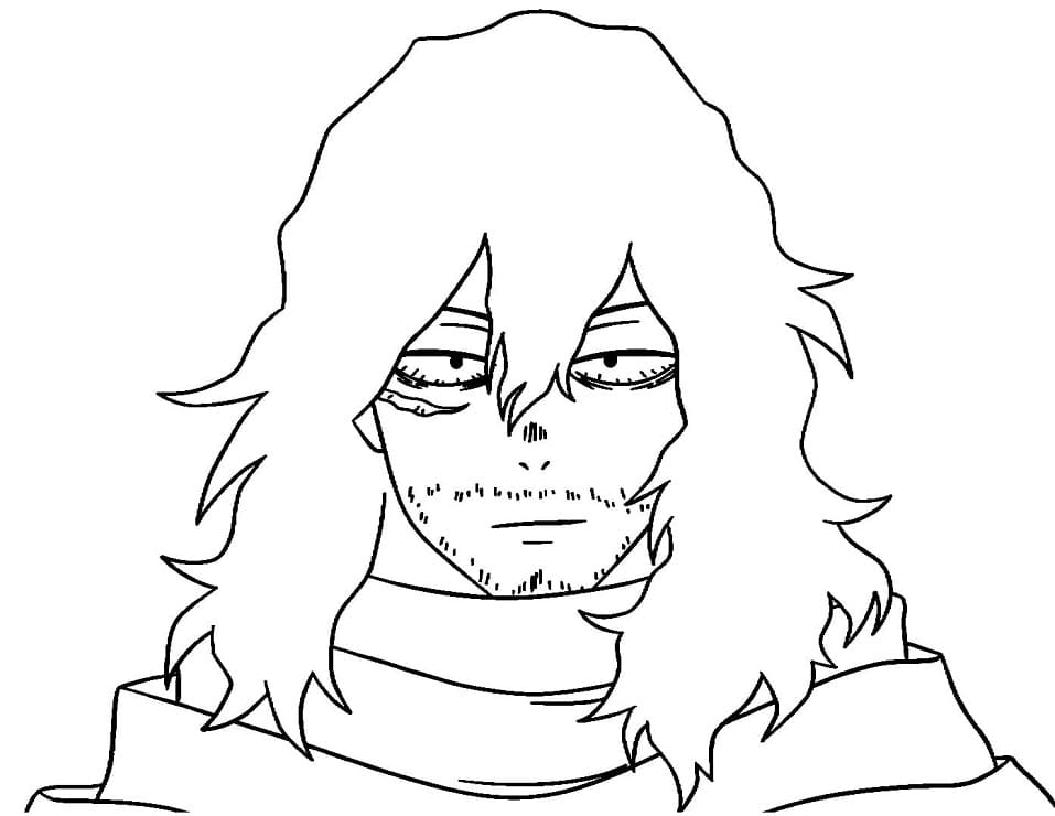 Coloriage Génial Shota Aizawa