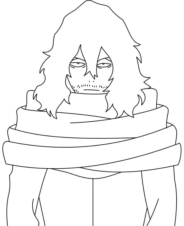 Coloriage Gratuit Shota Aizawa