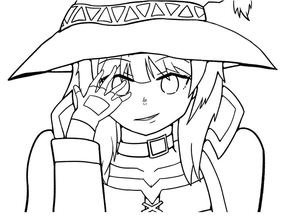 Coloriage Image de Megumin