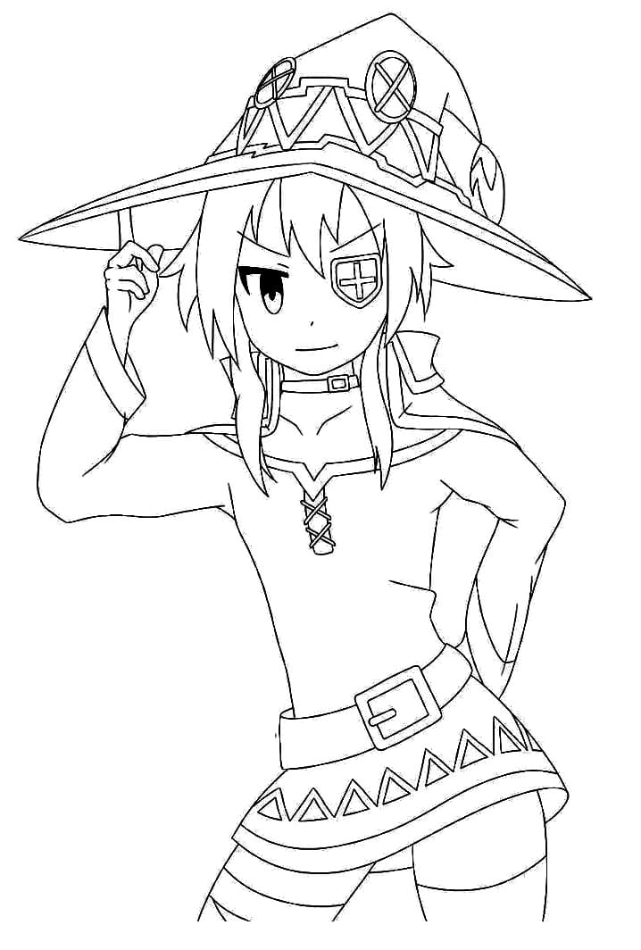 Coloriage Image gratuite Megumin