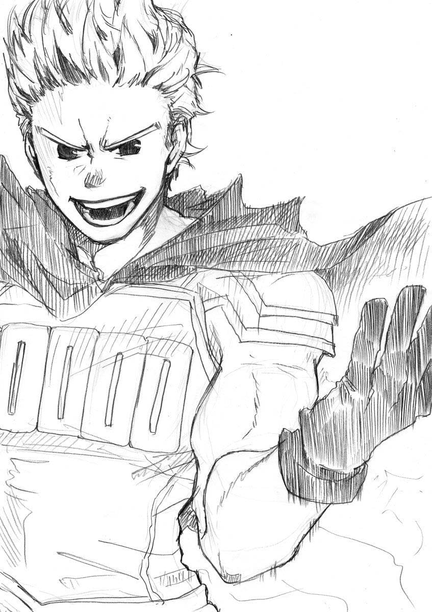 Coloriage Mirio Togata imprimable gratuitement