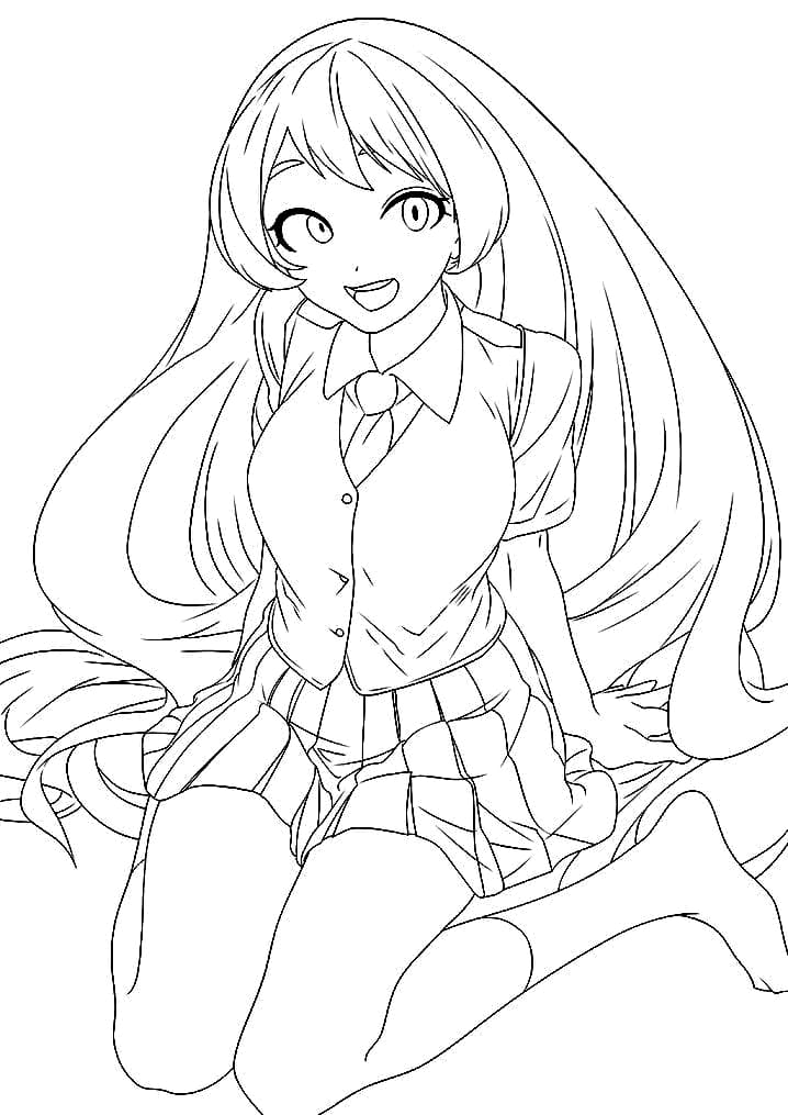 Coloriage Belle Nejire Hado