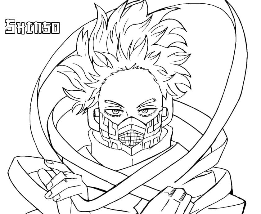 Coloriage Hitoshi Shinso