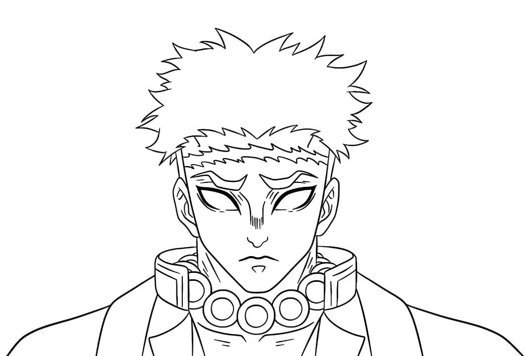 Coloriage Gyomei Himejima