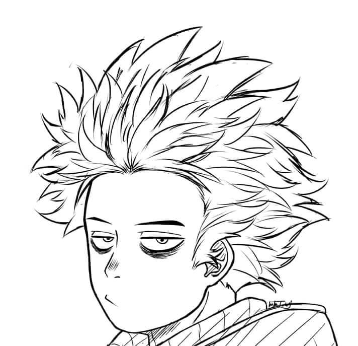 Coloriage Hitoshi Shinso drôle