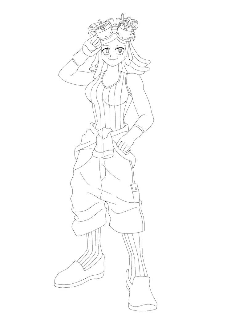 Coloriage Imprimable Mei Hatsume