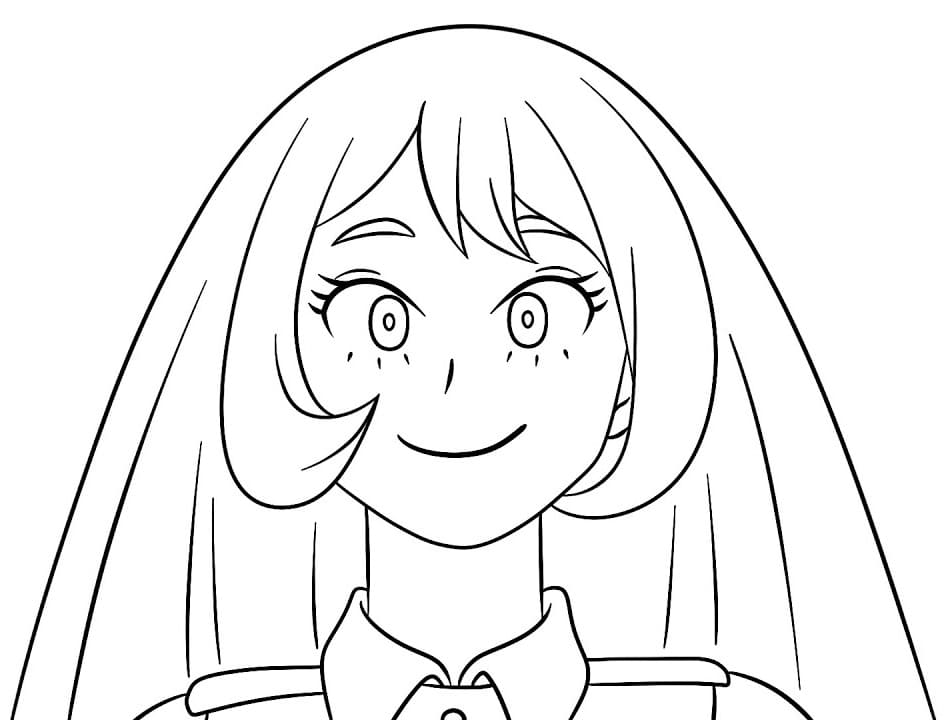 Coloriage Joyeux Nejire Hado