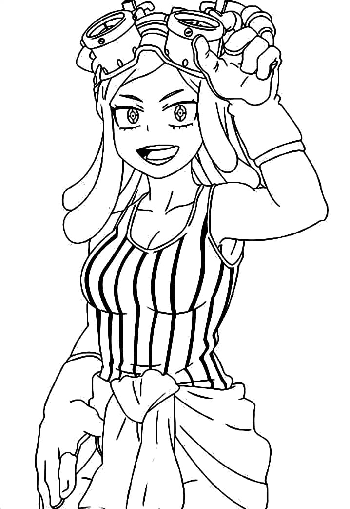 Coloriage La mignonne Mei Hatsume