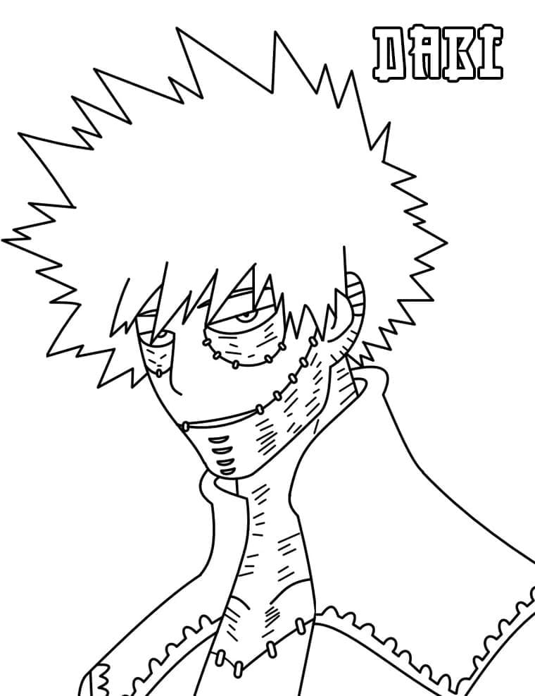 Coloriage Dabi