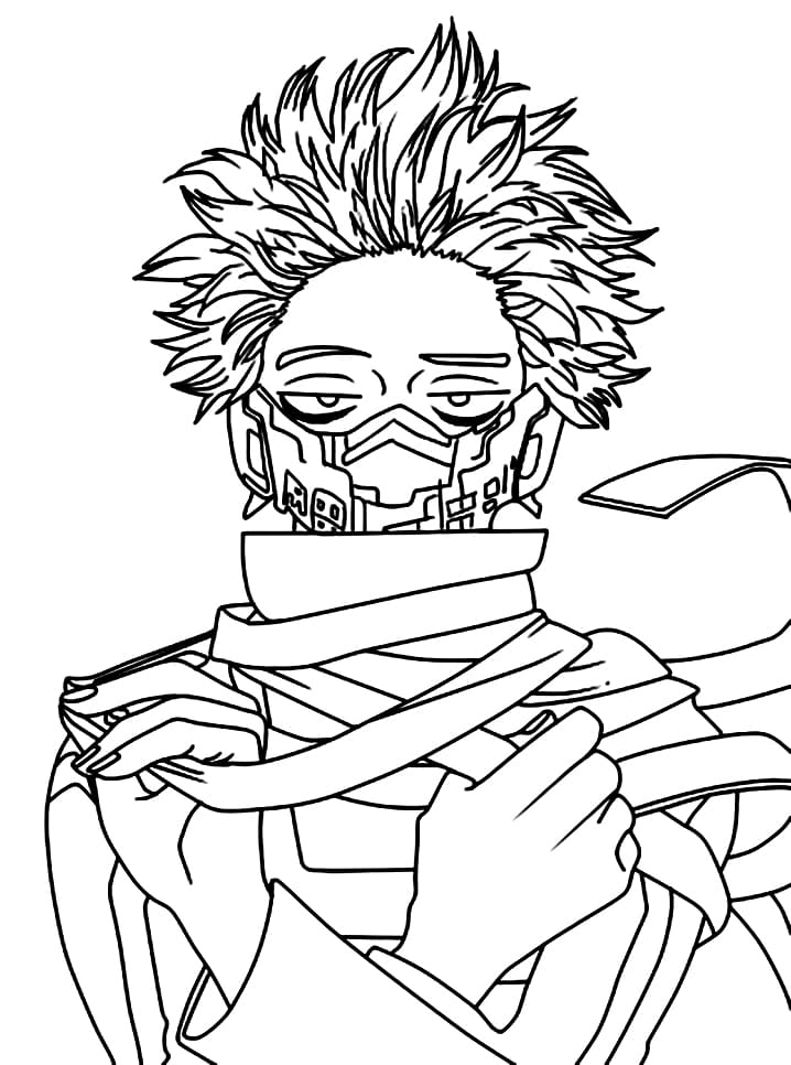 Coloriage L'incroyable Hitoshi Shinso