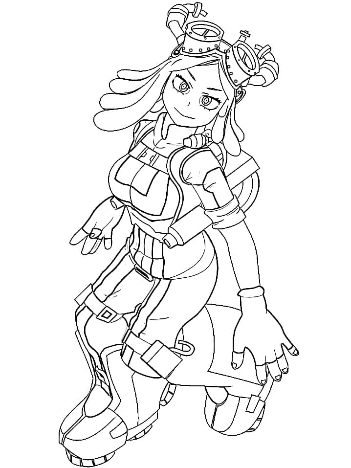 Coloriage Mei Hatsume