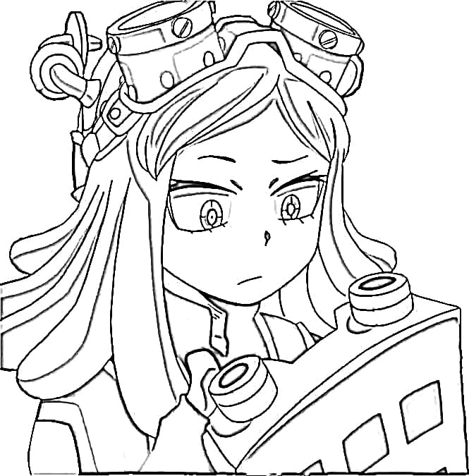 Coloriage Mei Hatsume libre